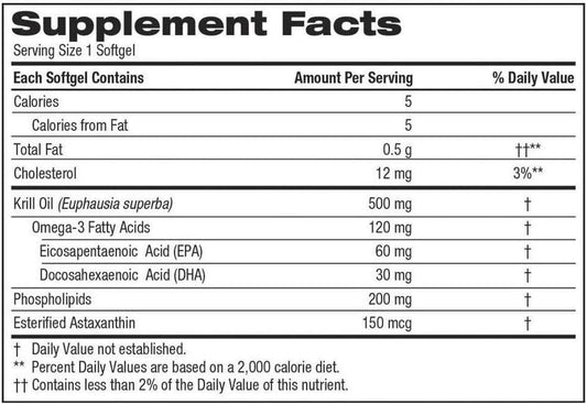 Kirkland Signature Krill Oil 500 mg., 160 Softgels : Health