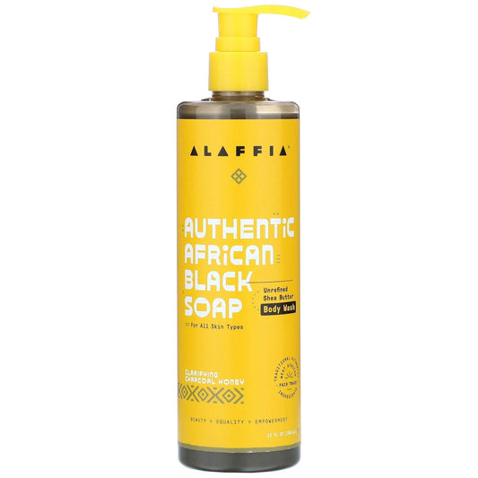 Esupli.com  Authentic African Black Soap Body Wash, Clarifyi