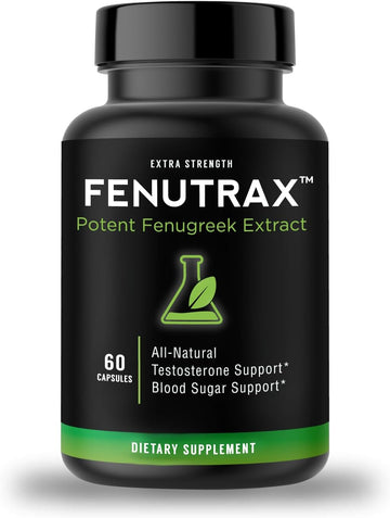 Vitamonk Fenutrax Fenugreek Extract 1 Months Supply - Stronger Than Testofen - High-Potency (50%) - Testosterone Suppor