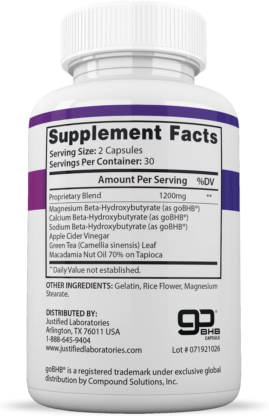 (2 Pack) F1 Keto Max 1200MG Pills Includes Apple Cider Vine