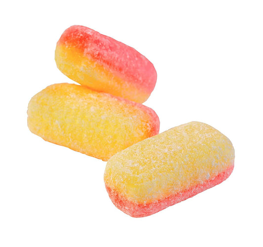 Original Bonds London Rhubarb & Custard Bag Sugar Coated Rhubarb & Vanilla Flavored Boiled Sweets. 2-Pack