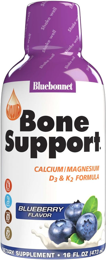 Bluebonnet Nutrition Liquid Bone Support Calcium Citrate, Magnesium Ci