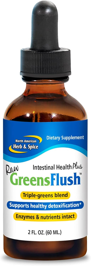 North American Herb & Spice Greensflush - 2 Fl. Oz. - Triple-Greens Bl