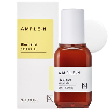 Ample:N Blemi Shot Ampoule – 7 Days Dark Spot Corrector Remover Serum For Face – F Or A Brighter & Appearance – Diminishes Dark Spots & Visibly Firms – Niacinamide & Vitamin C, 1.69 .