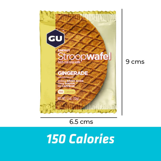 Gu Energy Stroopwafel Sports Nutrition Waffle, 16-Count, Gingerade1 Pounds