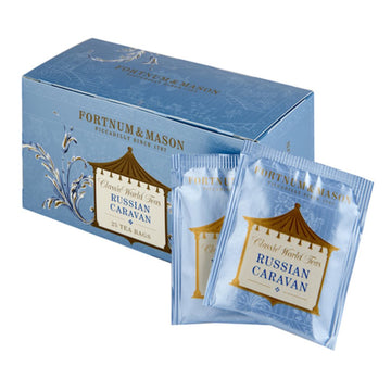 Fortnum And Mason British Tea, Russian Caravan 25 Count Tea Bags (1 Pack)