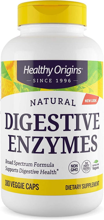 Healthy Origins Digestive Enzymes (Nec) Broad Spectrum - With Protease4.8 Ounces