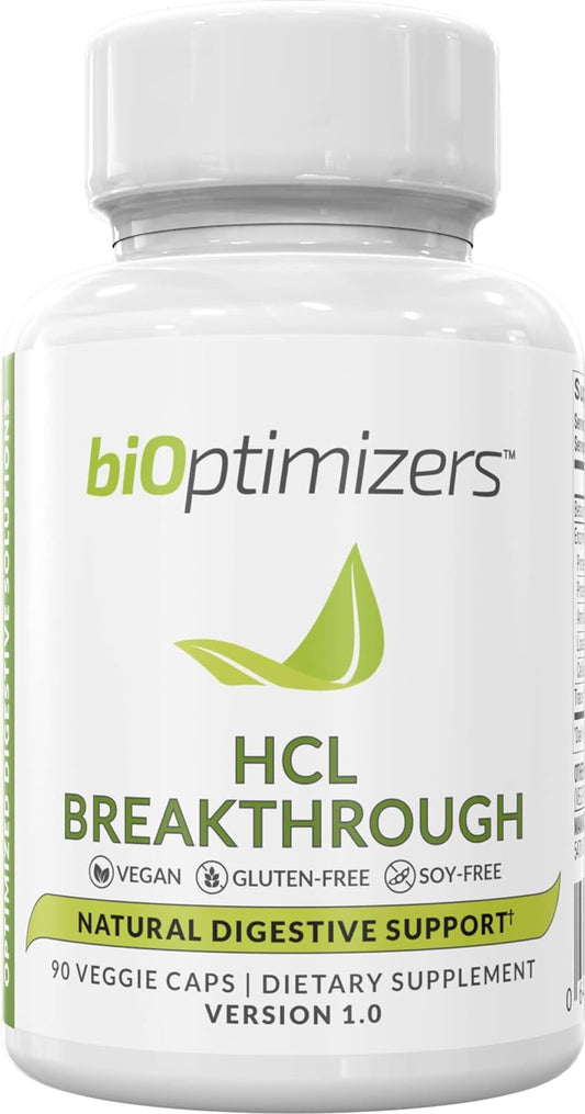 Bioptimizers - Hcl Breakthrough (90 Capsules) And Gluten Gua