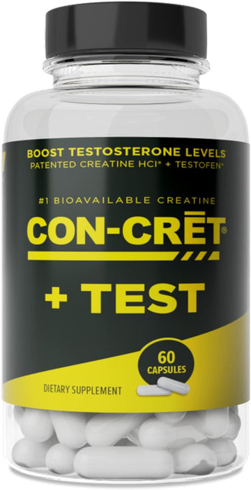 Con-Cret+ Test, Con-Cret Patented Creatine Hcl Now With Testofen, B