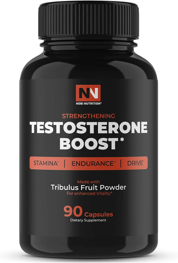 Testosterone Booster For Men | With Tongkat Ali, Tribulus Terrestris, Horny Goat Weed, Saw Palmetto, Longjack, Zinc, And