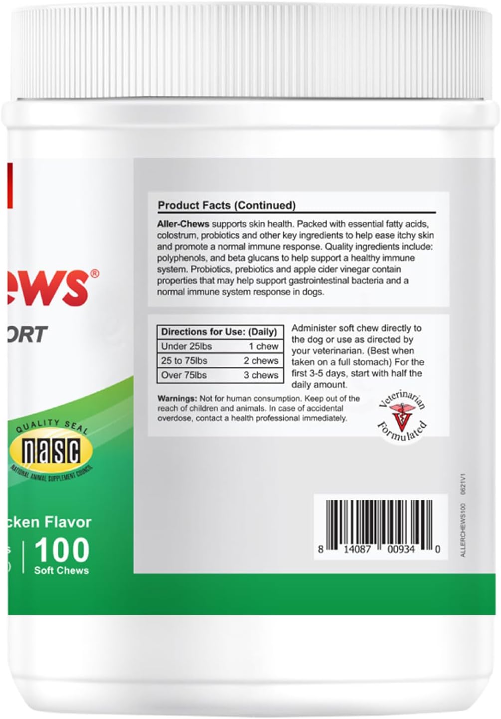 Aller-Chews Max Allergy Support Soft Chew Bites - Maintains