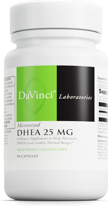 Davinci Labs Micronized Dhea 25 Mg - Dietary Supplement To Support Imm