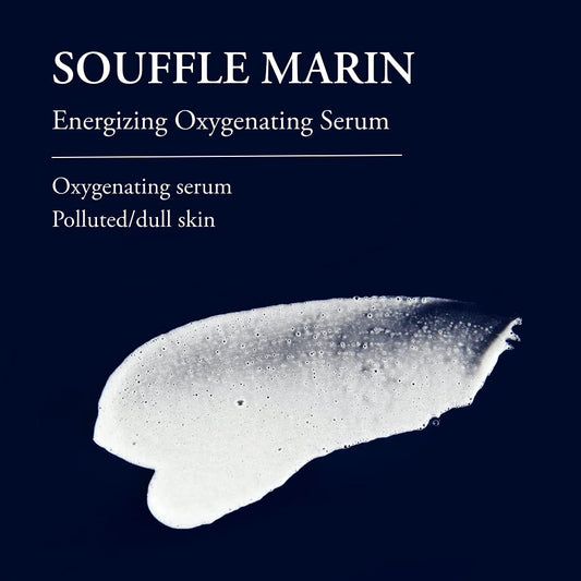 PHYTOMER Soufe Marin Energizing Face Serum | Oxygenating Anti Aging Serum for Face & Neck | Facial Cream Moisturizer Corrects Dull Skin | Protects & Hydrates | 30
