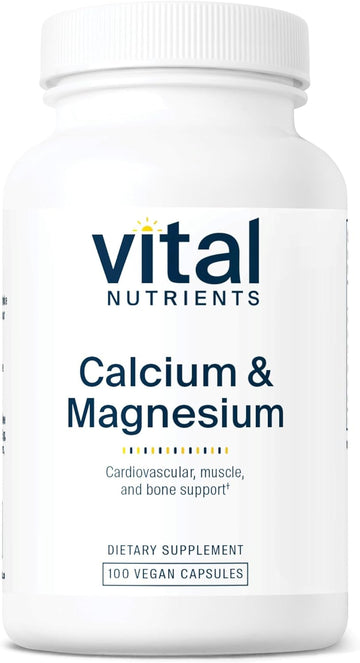Vital Nutrients Calcium And Magnesium Complex | Vegan Supplement | Sup