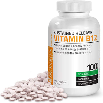 Bronson Vitamin B12 1000 Mcg (B12 Vitamin As Cyanocobalamin) Sustained