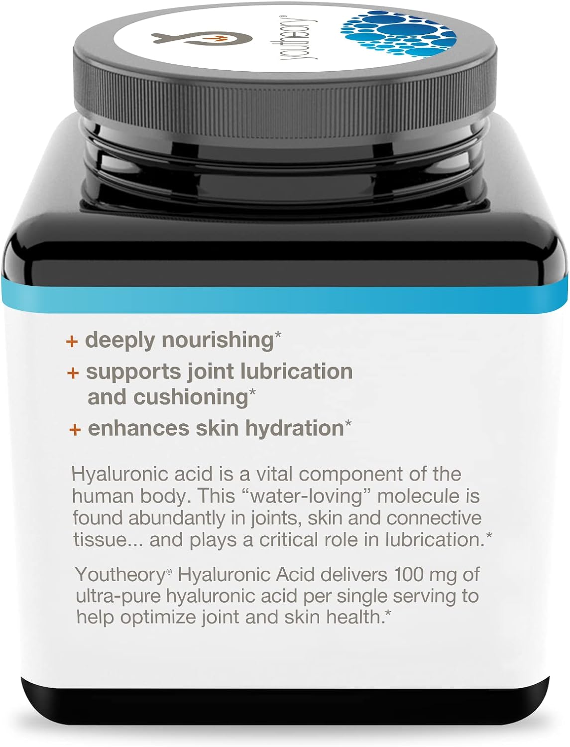 Youtheory Hyaluronic Acid Advanced with Boswellia, 120 Count (1 Bottle