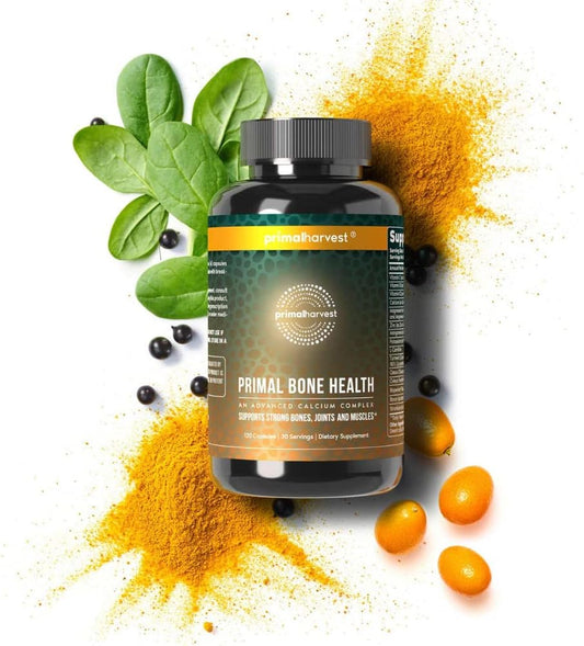 Calcium Carbonate Bone Health Complex By Primal Harvest For Men And Wo