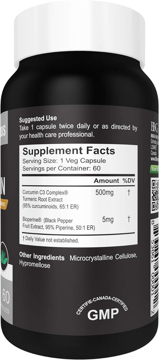 88Herbs Curcumin - C3 Complex  Highest Absorption  95% Curcuminoids
