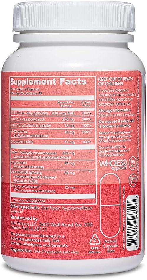 Vital Proteins Radiance Boost, 60 Ct2.4 Ounces