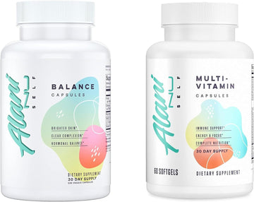 Alani Nu Multivitamin And Balance Supplement Bundle | Gluten Free | Ve