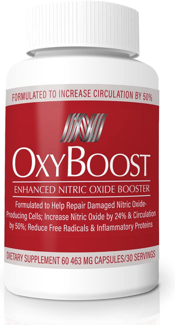 Oxyboost - Nitric Oxide Supplement For Blood Pressure Support, Heart Health, Energy Boost, Circulation, And More (30 Ser