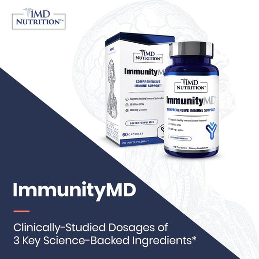 1Md Nutrition Immunitymd - Immune Health Probiotic | Potent, Doctor-Se2.89 Ounces