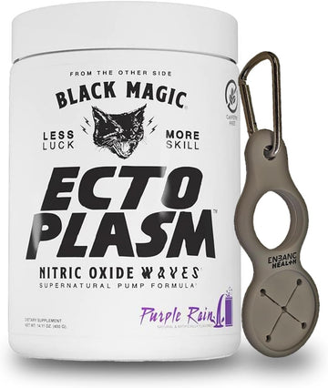 Black Magic Ecto Plasm - Purple Rain - Handcrafted Pump Igniter, Increased Hydration & Vascularity (400G, 20 Scoops) Wit