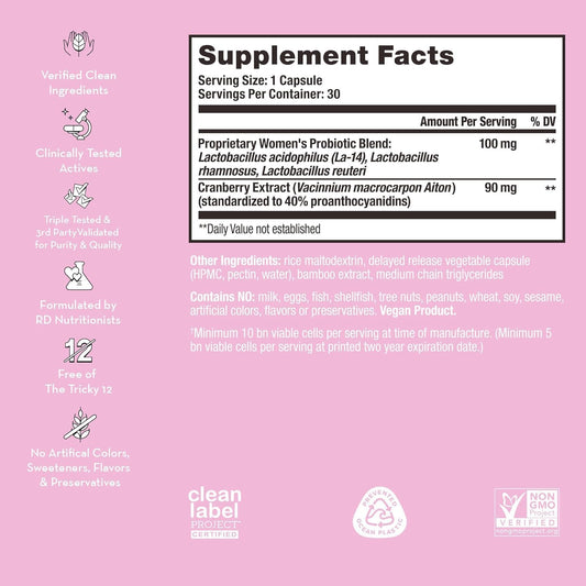 Hum Private Party Pills - Vaginal Probiotics For Womens Ph Balance Wit8.15 Ounces