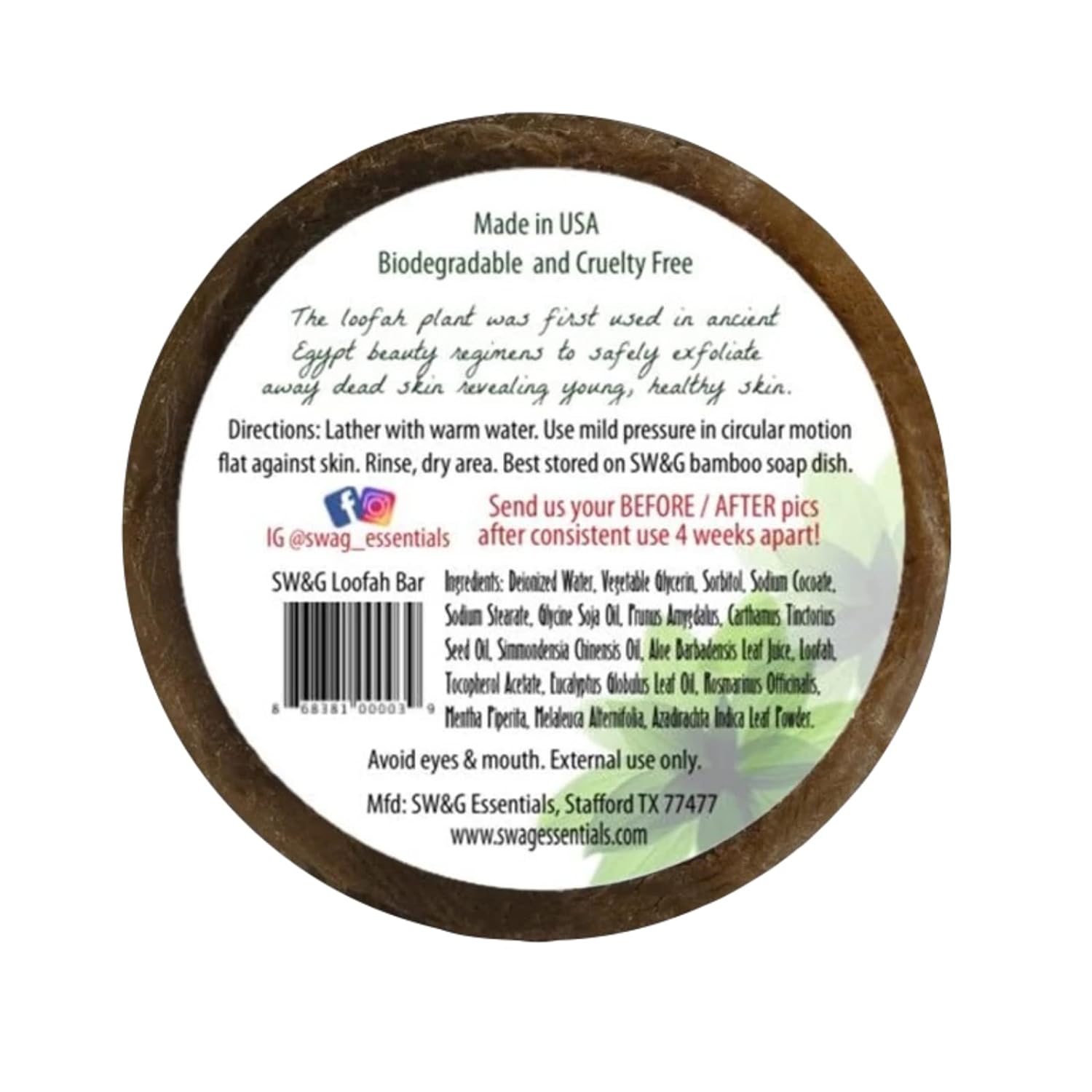 SWAG Bar- Soaps Washes and Grooming Essentials- As Seen On S