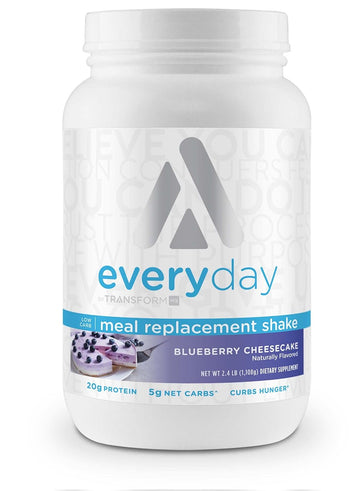 Transformhq Meal Replacement Shake Powder 28 Servings (Blueberry Chees2.84 Pounds