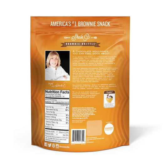 Sheila G'S Brownie Brittle Salted Caramel- Low Calorie, Sweets & Treats Dessert, Healthy Chocolate, Thin Sweet Crispy Sn