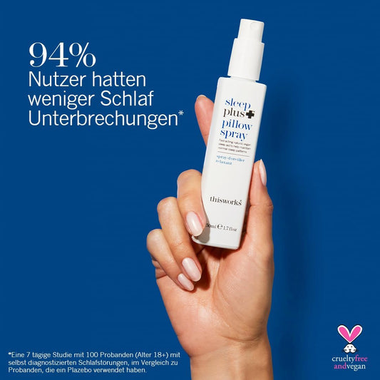 This Works Sleep Plus Pillow Spray, 50 Ml - Motion-Activated Sleep Spr