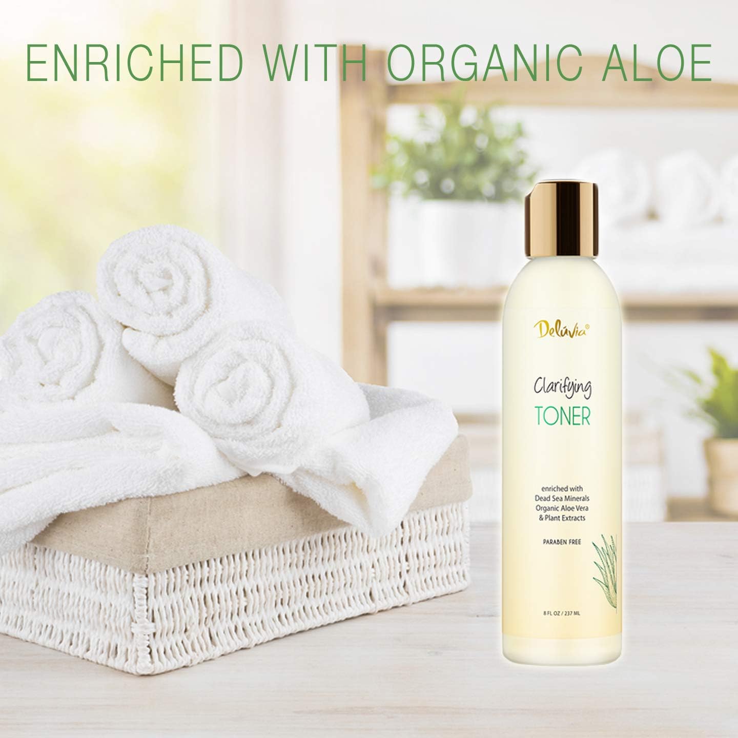 Deluvia Clarifying Toner for Face, Hydrating Face Toner for