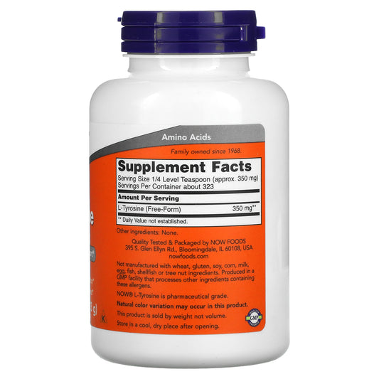 Now Foods, L-Tyrosine Pure Powder