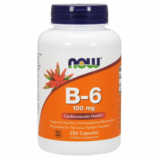 B-6 250 Caps By Now Foods