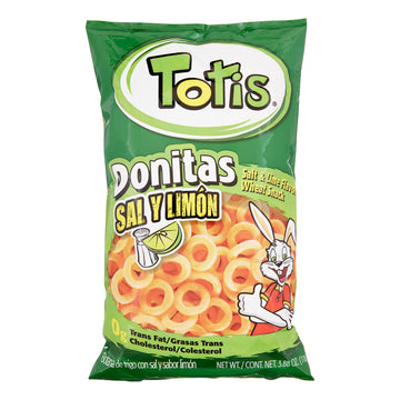 Totis Tortilla Chips Donitas Sal Y Limon