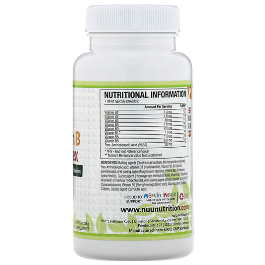 Nu U Nutrition, Vitamin B Complex