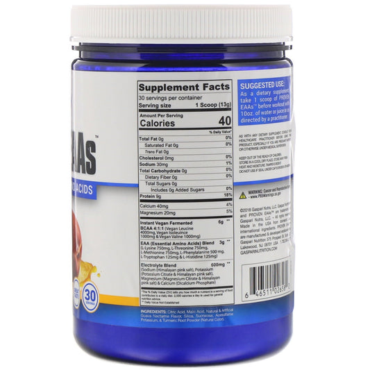 Gaspari Nutrition, Proven Eaas With 9 Essential Amino Acids, Guava Nectarine