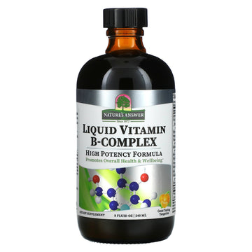 Nature'S Answer, Liquid Vitamin B-Complex, Great Tasting Tangerine , (240 Ml)