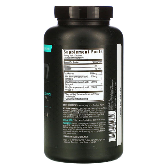 JYM Supplement Science, Omega-3, Softgels