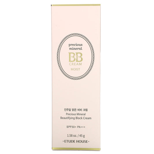 Etude, Precious Mineral Bb Cream Moist, Spf50+/Pa+++, Vanilla (45 G)