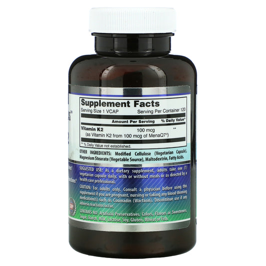 Amazing Nutrition, Vitamin K2, 100 Mcg