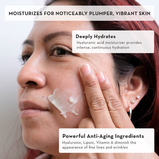 SONAGE A Plus Longevity Complex | Anti-Aging Night Cream For Face And Neck | Moisturizer with Hyaluronic Acid And Vitamin A | Target Wrinkles, Fine Lines, and Dryness | For All Skin Types