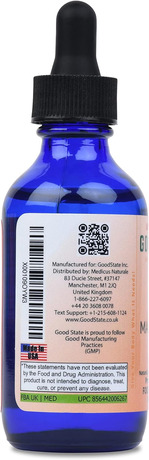 (Glass Bottle) Good State Liquid Ionic Magnesium Ultra Conc