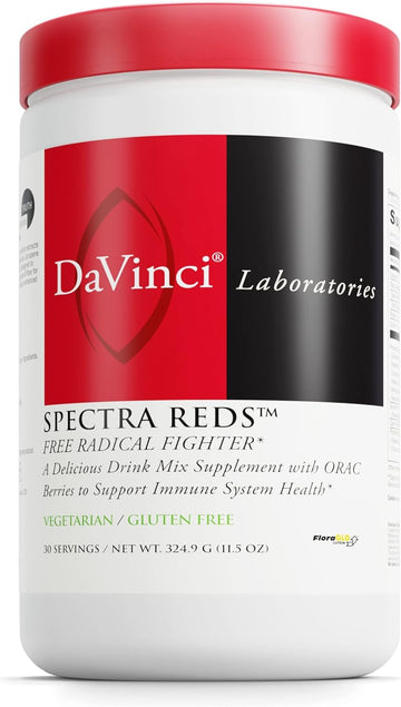 Davinci Labs Spectra Reds - Drink Mix Supplement For Energy Support An