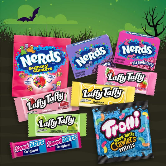 Assorted Halloween Trick Or Treat Candy, Ghost Goodies, 100Ct Bag