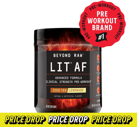 Beyond Raw Lit Af - Iced Tea Lemonade - 16.23 Oz