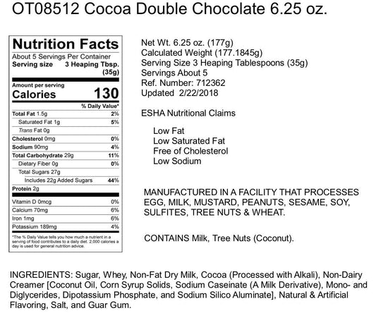 Hammond'S Candies - Hot Cocoa Kit - Gift Ready Kit Includes, Double Chocolate Cocoa Mix, Peppermint Stirrers And Mini Marshmallows, Makes Multiple Cups Of Instant Hot Chocolate, Handcrafted In The Usa