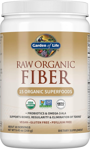 Garden Of Life, Raw Organic Fiber, 9 Ounce
