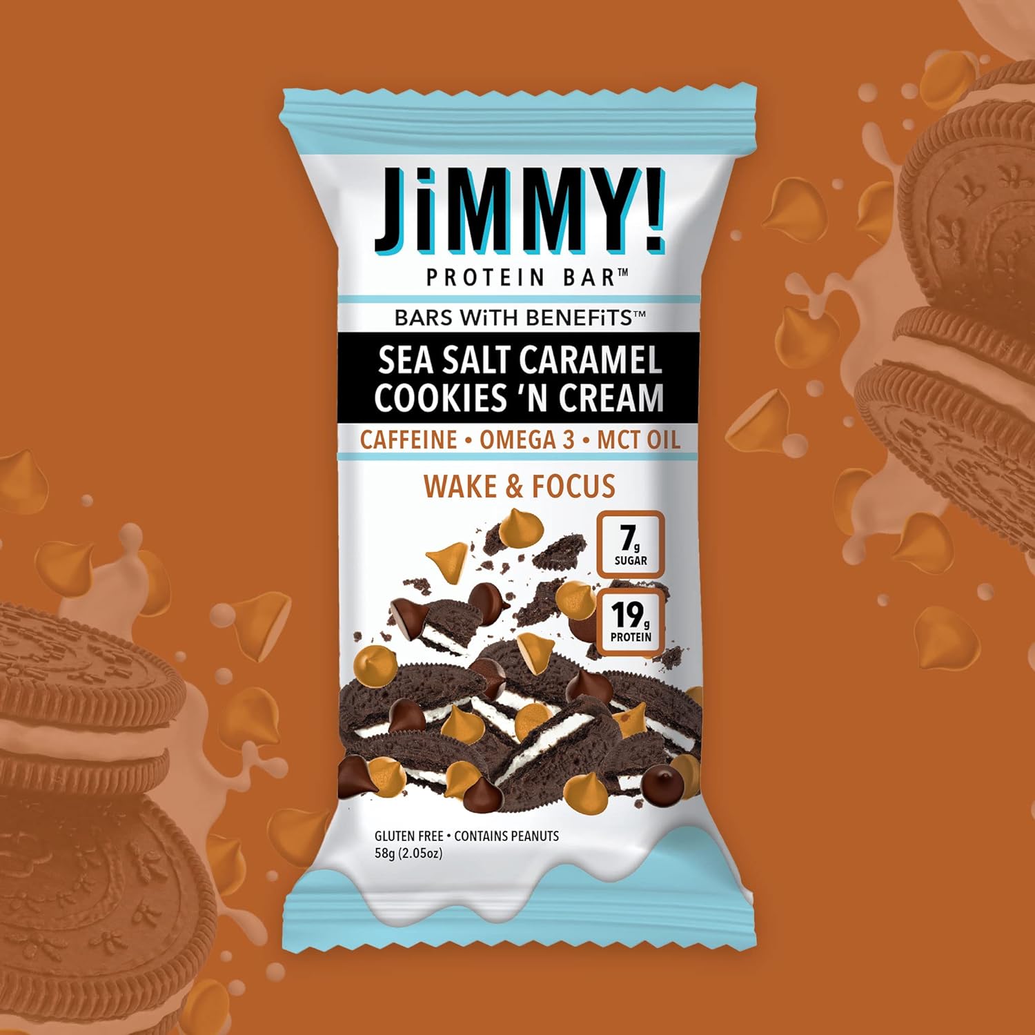 JIMMYBAR JiMMY! Variety Cookies N' Cream 15pk (contains 5 bars each W&